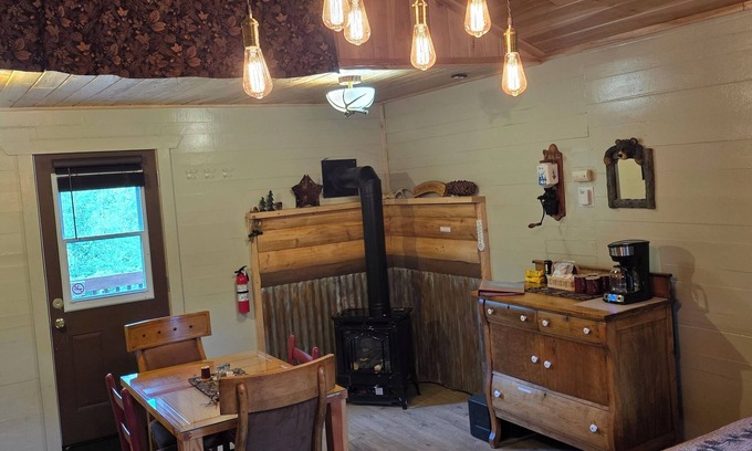 Duluth Cabin | Cozy one room cabin and outhouse tucked in the woods with your own private site.