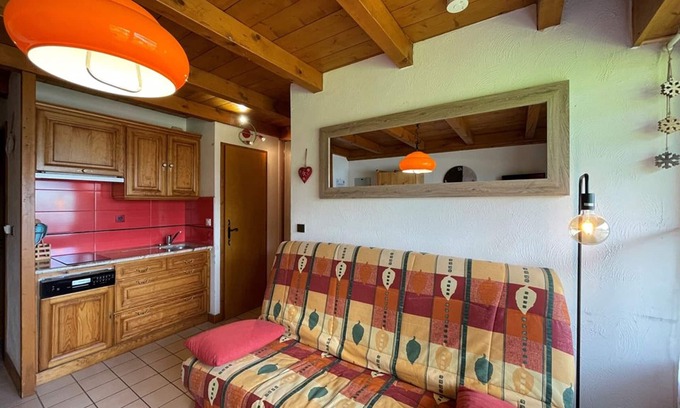 Crest-Voland Apartment | Cozy studio for 4, 100m from slopes