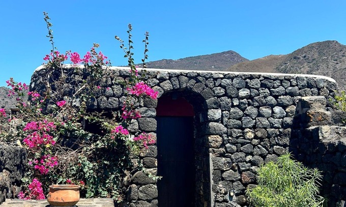 Pantelleria House | Dammuso La Piccola Giara. Among the olive trees in a breezy place, near the sea