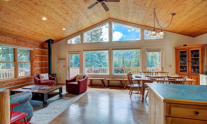 Breckenridge House | Daniels Mountain View Log 4 Bedroom Home by RedAwning