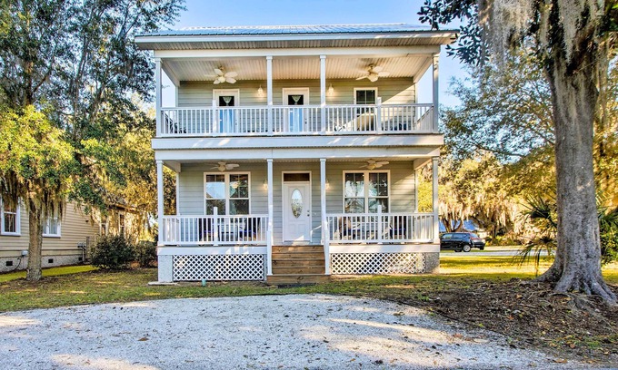 Darien Cottage | Darien Saltmarsh Cottage w/ Screened Porch!