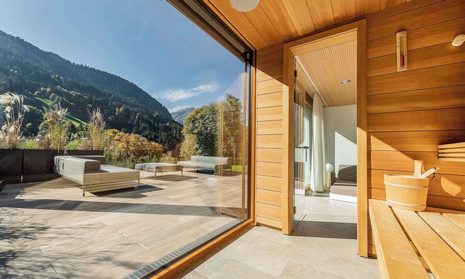 Sankt Gallenkirch Ski Chalet | Design Chalet with Wellness near the Slopes