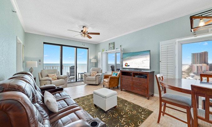 Orange Beach Condo | Direct Beach Front, Amazing View, West End Corner Unit!