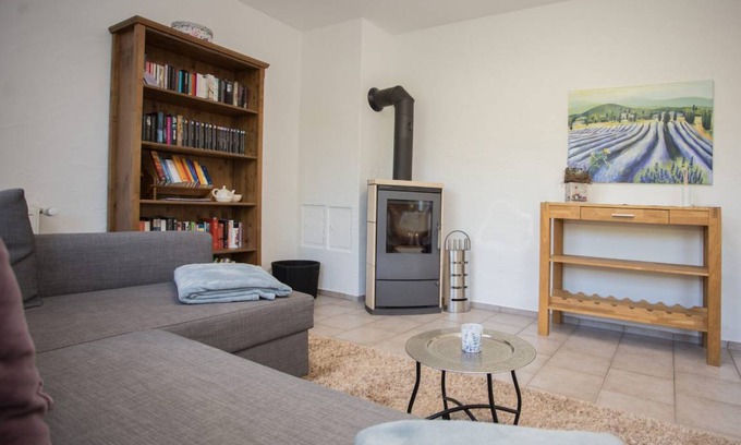 Elkeringhausen Apartment | Direct to walkingroutes, in a woody area, with mountains and a small lake