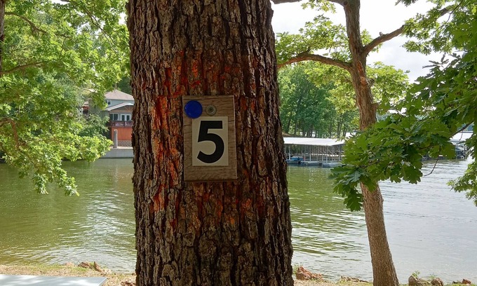 Lake of the Ozarks RV Rental | DnD Campground Site #5 Lake Front Primitive Camp Site