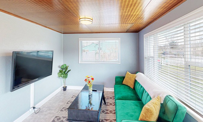 Western House | Dog-friendly home in a prime location with fenced yard, full kitchen, & foosball