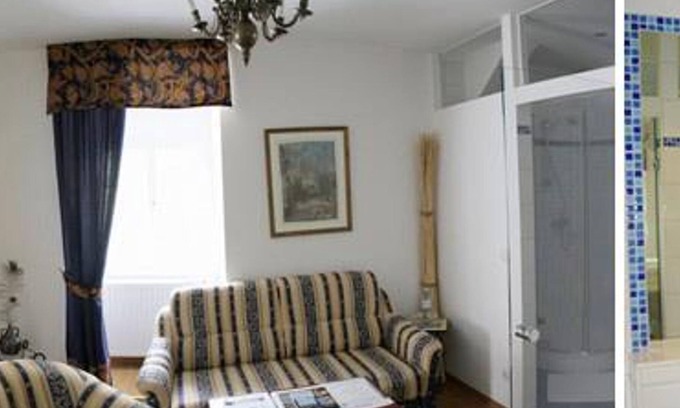 Halbturn Apartment | Doppelzimmer Komfort mit Dusche, WC - Wohnen im Schloss - Knappenstöckl