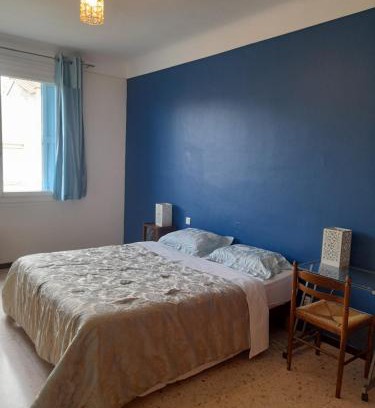 Thuir Bed & Breakfast | Double room, in an elegant house, Thuir centre, terraces view Canigou