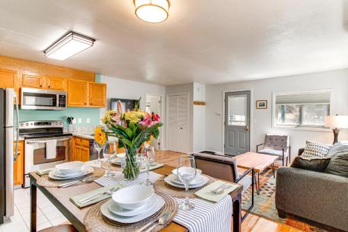 Ouray Apartment | Downtown Ouray Apt with River and Mountain Views!