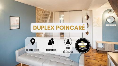Old Town Apartment | Duplex Poincaré - Proche Hôtel de Ville - 4 pers