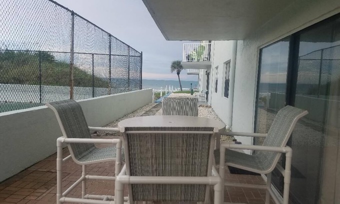 New Smyrna Beach Condo | Easy access ground floor unit close to parking lot, conveniently located to all NSB has to offer