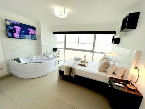 Las Penas Apartment | Ecusuites Ejecutiva Mini view río guayas Aeropuerto