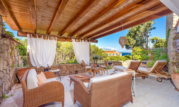 Baja Sardinia Apartment | Elegant Apartment Just Minutes from Beach With Ocean View and Private Terrace