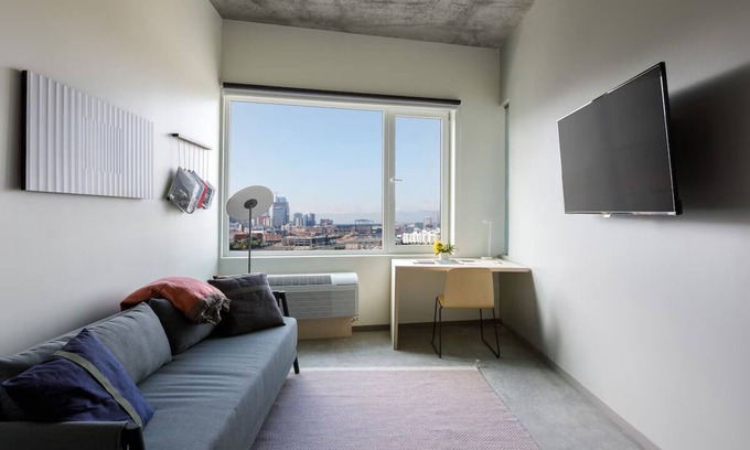 River North Art District Hotel | Elegant Mountain View Suite with Spacious Interiors and Stunning Scenic Views