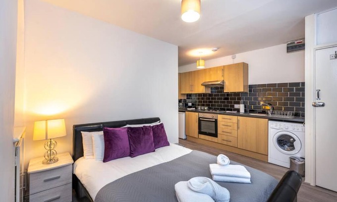 Landore Apartment | En-suite Apartment, Fully Equipped Kitchen