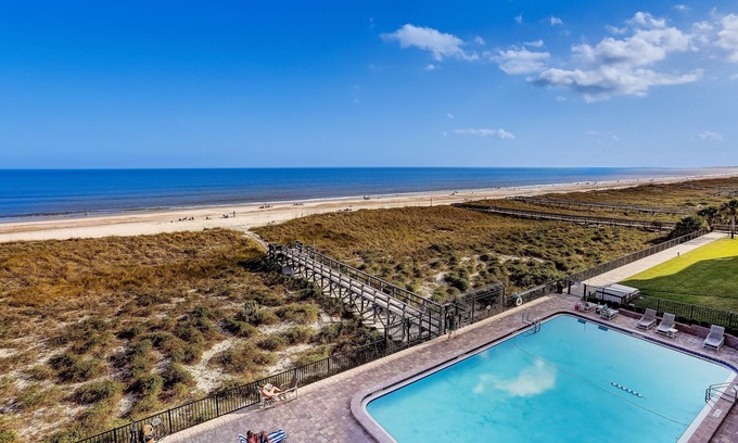 Fernandina Beach Condo | Enhanced Unit with Awesome View of Atlantic from Private Balcony by RedAwning