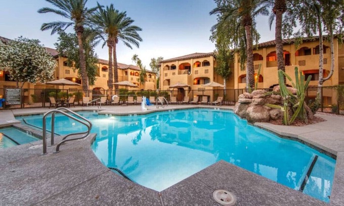 North Scottsdale Condo | Enjoy resort setting with multiple pools including adult pool in 2BD condo