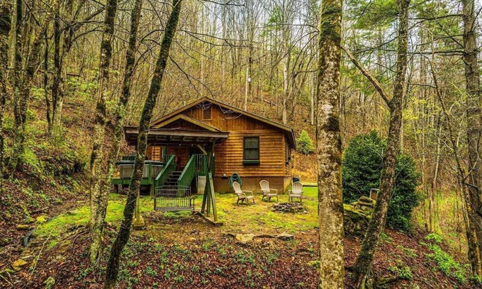 Bryson City Cabin | Escape to the serene Dragonfly Cabin in Bryson City