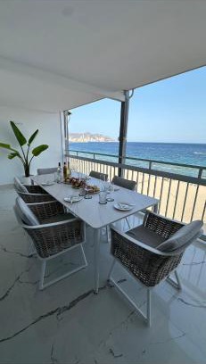 Cala Apartment | Esmeralda, Benidorm Beachfront Poniente, 1st line Frontal Seaview, Ocean Terrace