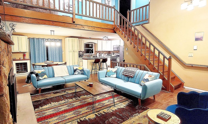 East Stroudsburg Ski Chalet | Experience fun at Camelback, stay at our spacious 4-bedroom chalet