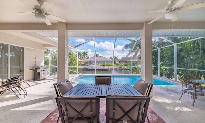Marco Island House | Family and Dog Friendly Waterfront Home w/Pool, Beach Gear & Wifi ~Great Location!