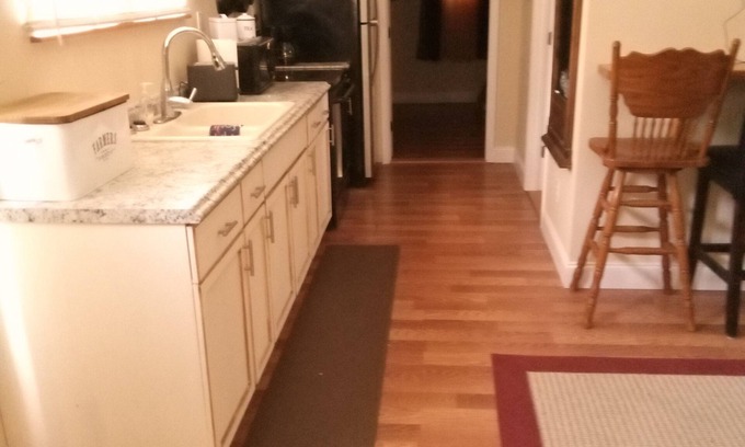 Forest City House | Family Friendly Retreat:nWe provide all bath essentials. Fully equipped kitchen