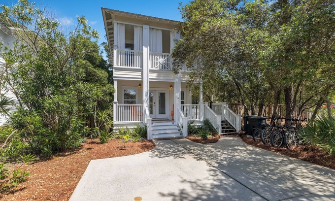 Seagrove Beach House | Family & Pet-Friendly Seagrove 30A Home, with Private Pool, 5 Bikes, Near Beach