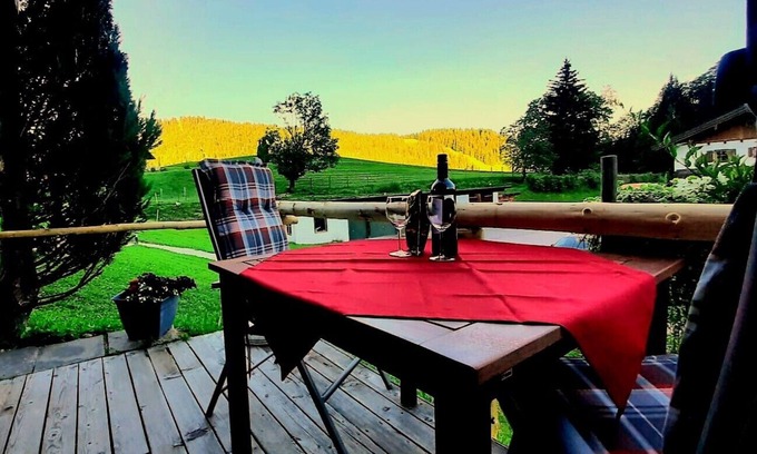 Ramsau bei Berchtesgaden House | Feldkasten Watzmannblick, 1-2 Personen, 47 qm, Wohnschlafzimmer, Terrasse, Bergblick, W-lan