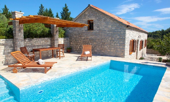 Korcula Villa | Fig Tree Villa - A traditional stone villa set in an olive grove