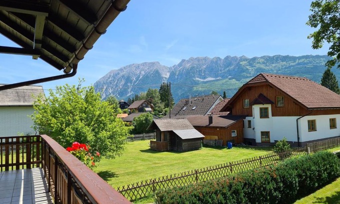 Bad Mitterndorf Apartment | Flat Alpenroos in Bad Mitterndorf with sunny balcony