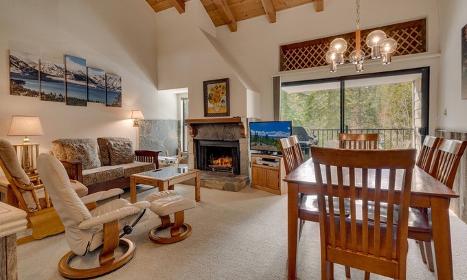 Carnelian Woods House | Forest View: 3 BR, 2 BA Townhouse in Carnelian Bay, Sleeps 7