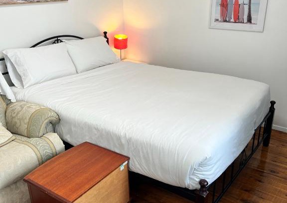 Doonside House | Fragrant Homes-68B independent aircon room, with 65’TV, queen size beds, rest sofa, built in wardrobe