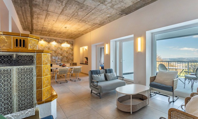 Obersalwey Apartment | Franziska flat with spacious balcony and magnificent view over the Sauerland
