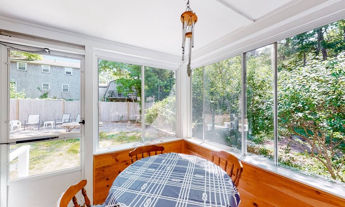 South Dennis Cottage | Freydis Glen | Dog-friendly cottage in South Dennis with firepit - walk to bay
