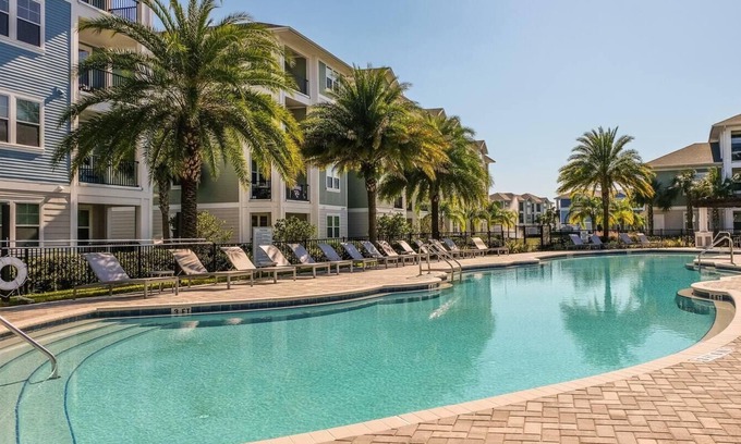 Golden Glades - The Woods Apartment | Frontdesk | Lively + Hip 1BR Apt w/ Balcony