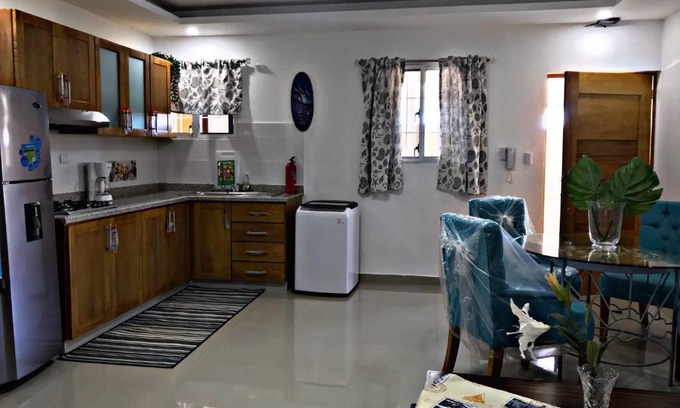El Batey Apartment | Fully Equipped New 1br Apt dt 2mins To Beach
