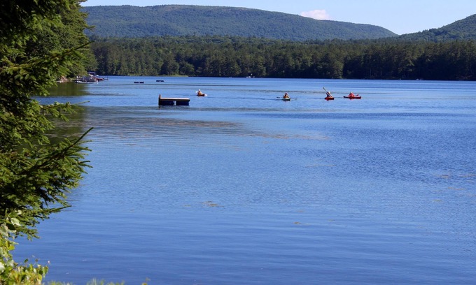 Gilmanton IW Cottage | Gilmanton vacation cottage rental with 200 ft. water frontage on Crystal Lake,