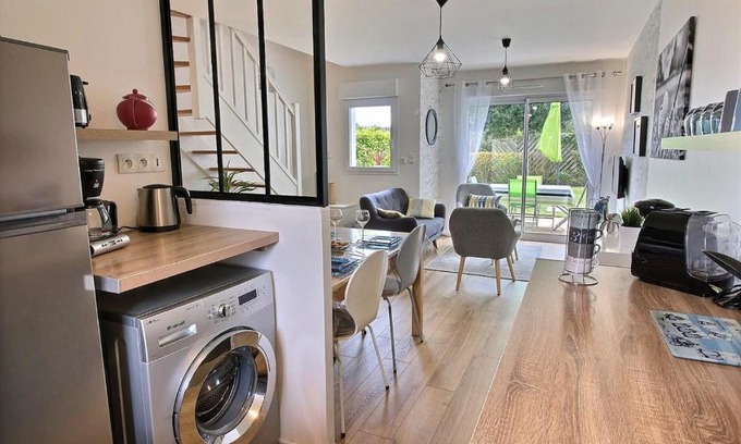 Pleneuf-Val-Andre House | Gite - Le Green - Maison avec Terrasse dans parc avec piscine proche plages et Golf