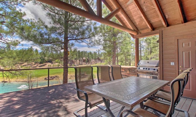 Torreon House | Golf Course and Lake Views Luxe Show Low Cabin