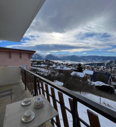 Font-Romeu-Odeillo-Via Apartment | Grand F3 75m2 4/6 pers, jardin terrasse, top vue