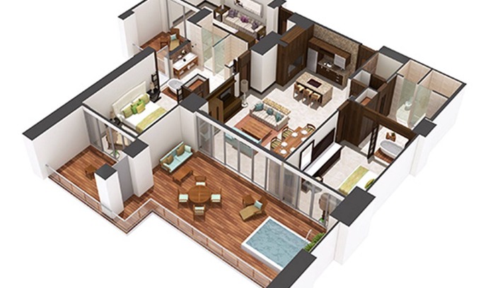 Downtown Cancun Resort | Grand Luxxe Luxurious 2BR Villa -16 rnds free golf, 2 free massages Riviera Maya