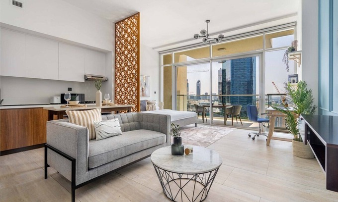Jumeirah Village Circle Apartment | GuestReady - Relaxing & Trendy | Hameni Tower