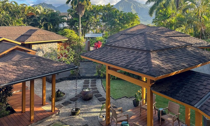 Princeville Villa | Hanalei Bay View Retreat - An Artistic home overlooking Hanalei Bay