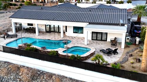 Lake Havasu City House | Heated Pool, Hot tub, Game room, King bed, BBQ with Lake Havasu views!