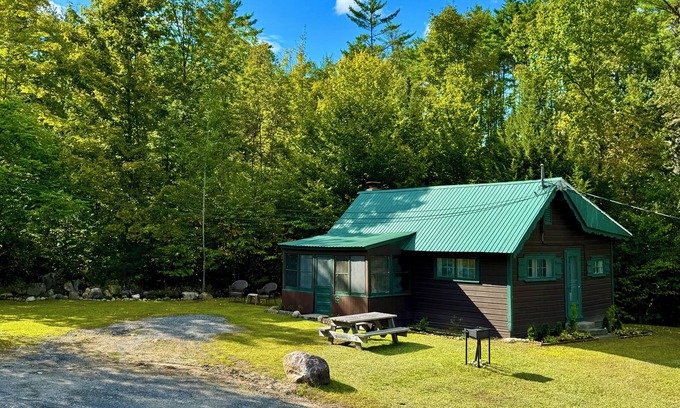 Chestertown House | Hide-A-Way Cabin, Pool & AC, Authetic Adirondack Cabin Steps from Loon Lake