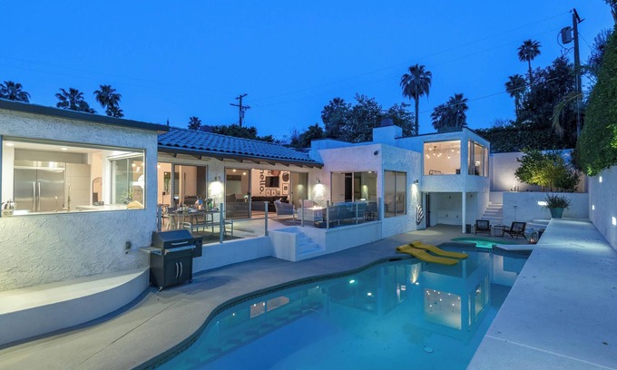 The Mesa House | Hillside Hideaway! 2 King Suites! Pool! Spa! Firepit! Fireplace! Mountain Views!
