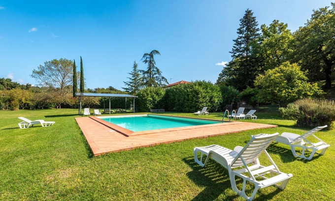 Montieri Apartment | Holiday Home 'San Michele - Casa Convento' with Mountain View, Shared Pool and Wi-Fi