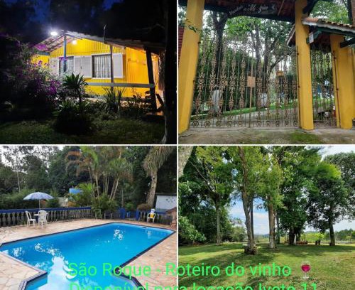 Sao Roque House | Hospedagem Chalé pousada Chácara Cantinho do Mozão
