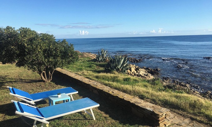 Stintino House | HOUSE ON THE SEA, WATERFRONT, BREATHTAKING VIEW WITH GARDEN AND PRIVATE BEACH