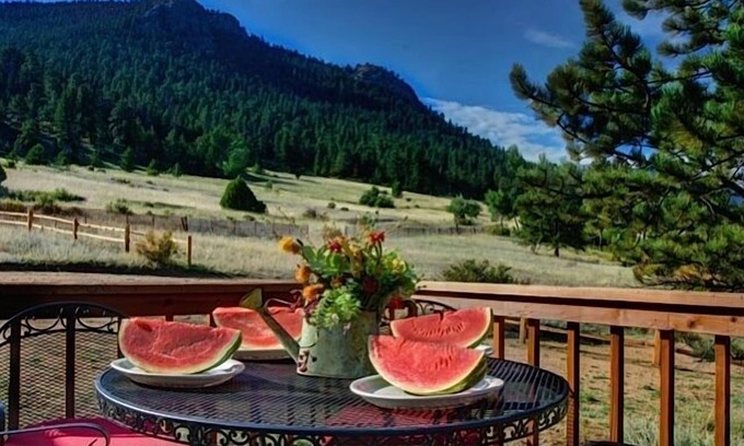 Estes Park Cottage | Huge Views, 15 Acre Private Estate, Wildlife, Multi-Family Cottage Near RMNP
